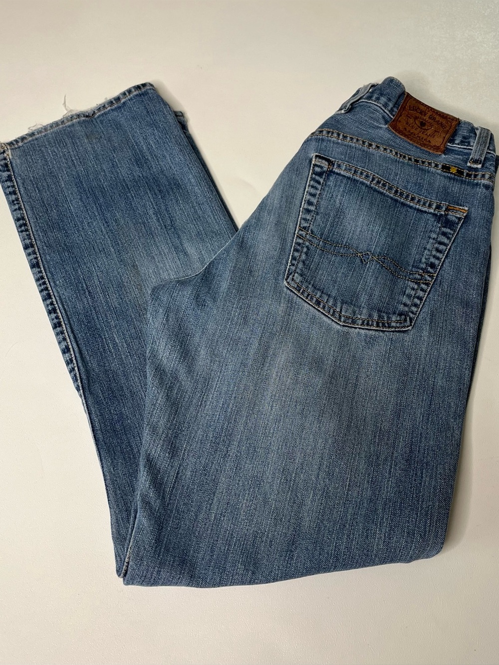 Lucky Brand 481 Relaxed Straight Leg Jeans Mens Size 30x30